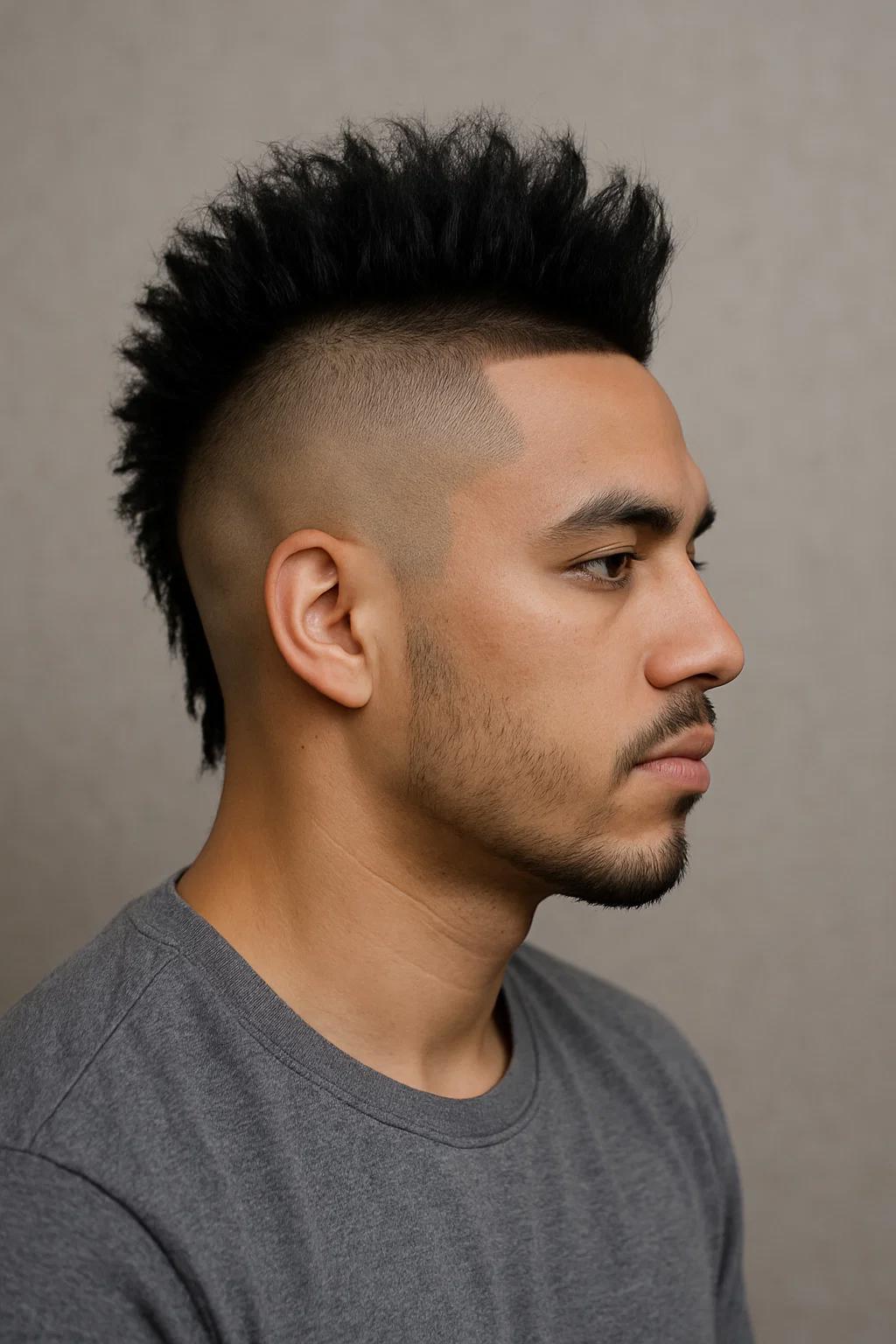 Mohawk Fade (موهاک فید شده) عکس مدل مو 